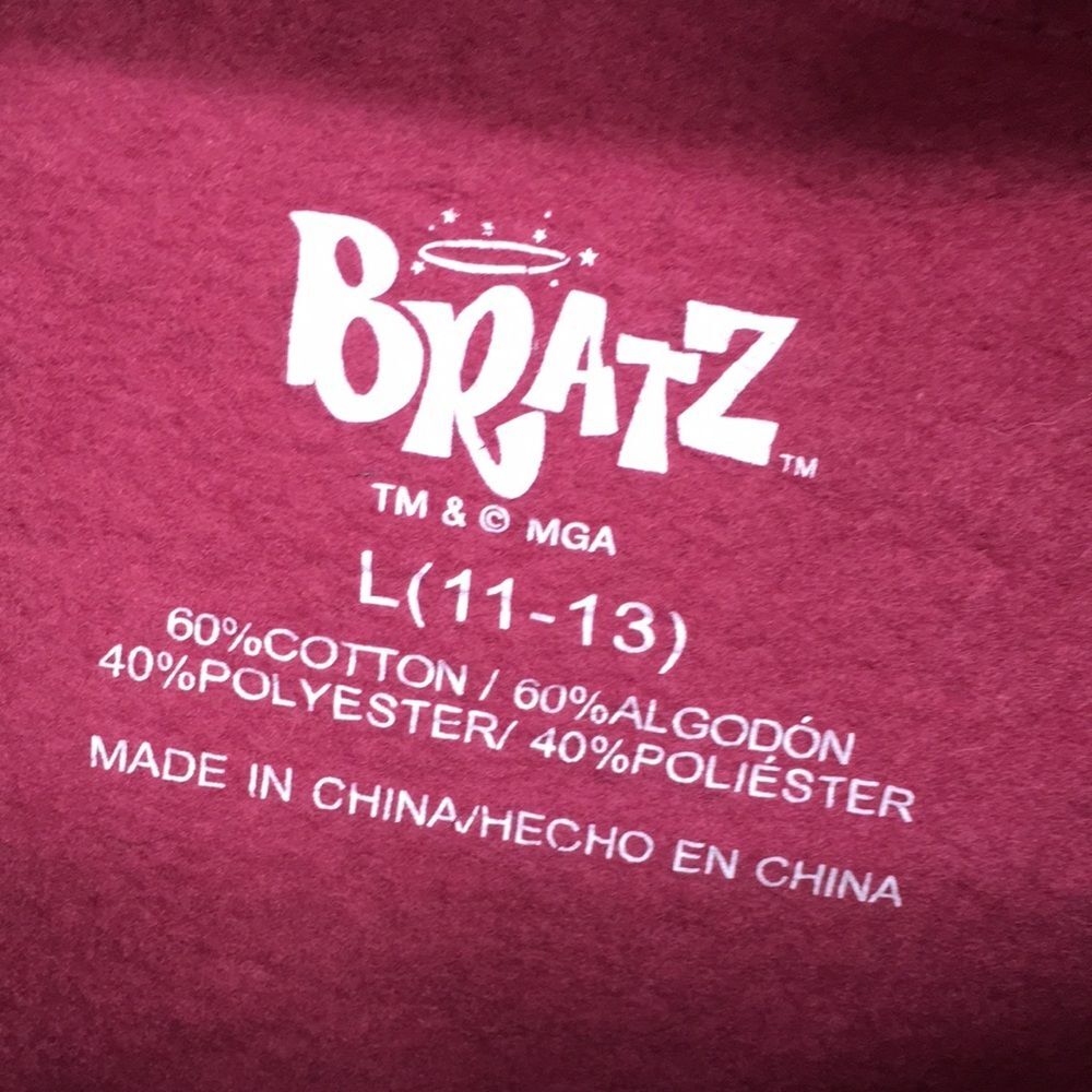 Bratz Hoodie Sweatshirt Express Yourself Juniors Large 11-13 - Picture 3 of 5